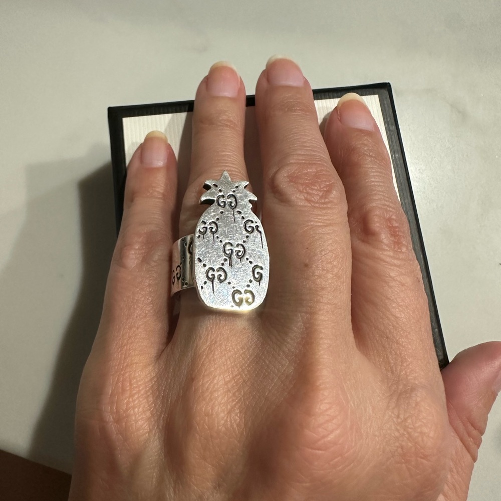 Authentic Gucci Pineapple Ring Size 6 - image 4
